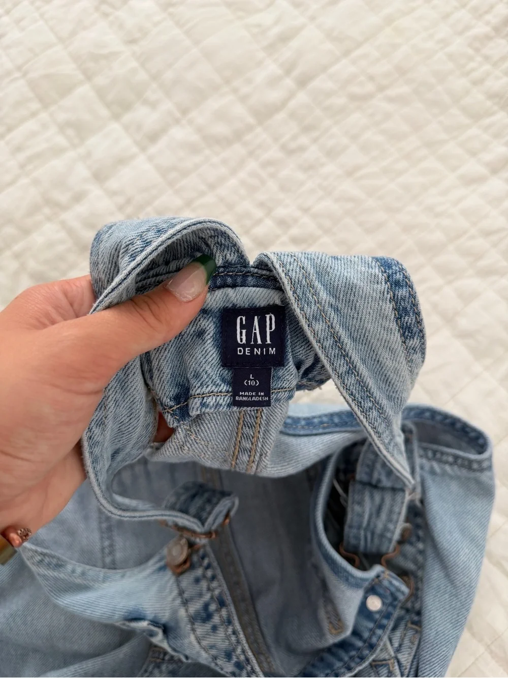 GAP Light Blue Denim Kids Overalls